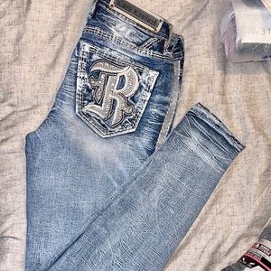 Rock Revival Mid-Rise Ankle Skinny Jeans